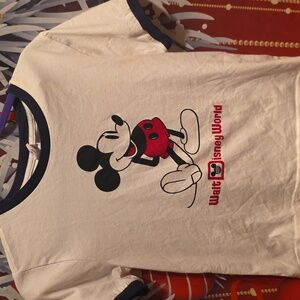 Disney  Mickey Mouse Tee - Cream and Black